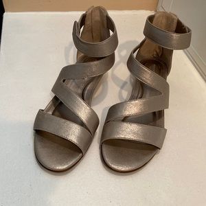 Silver Rockport  Sandals
